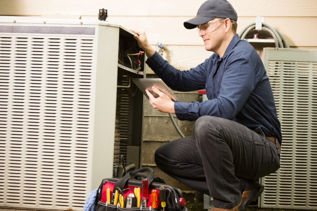 Our air conditioning technician.