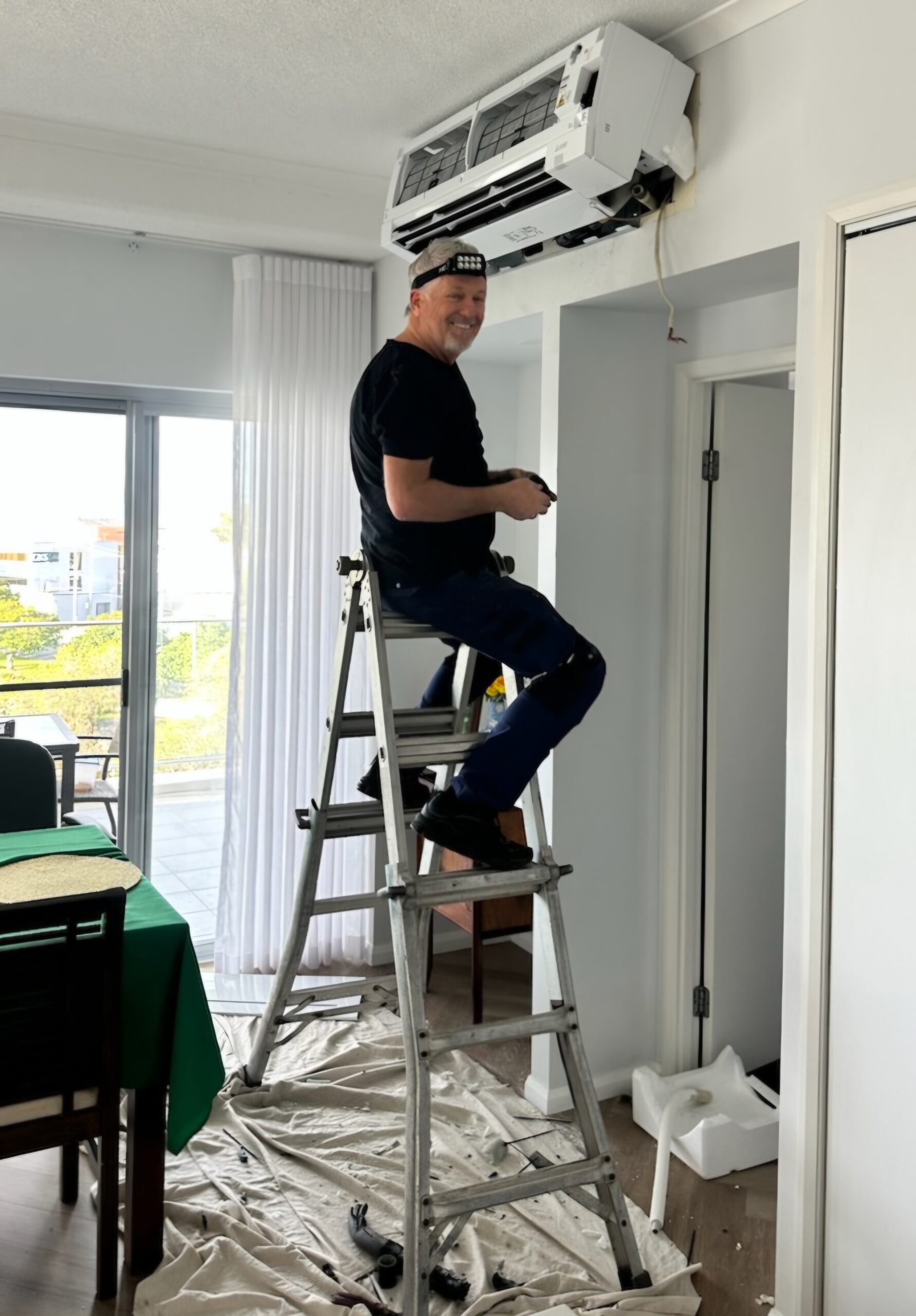 Graham installing air conditioning Brisbane